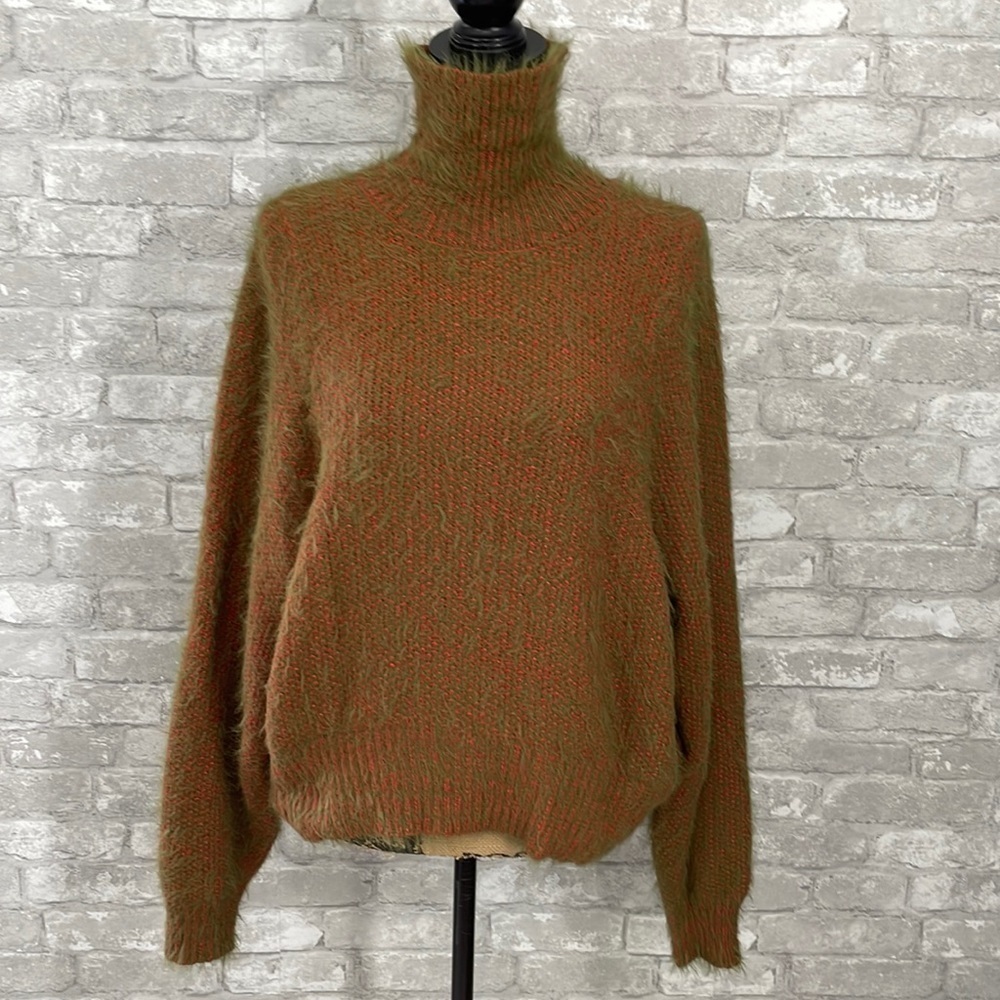 Solitaire Eyelash Turtleneck Sweater